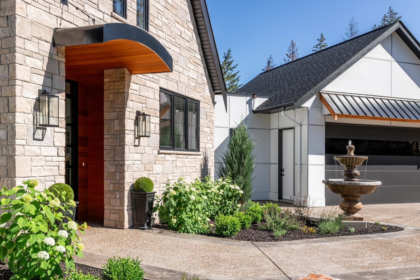 Twin Lakes Road Back View of Home